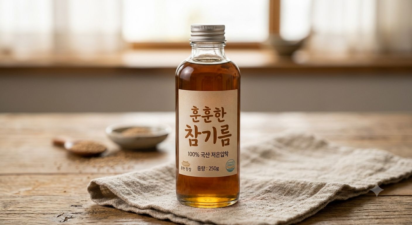훈훈한 참기름